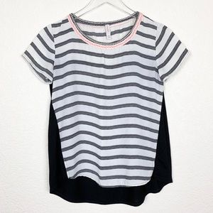 Xhilaration Striped Tunic Rope Neckline